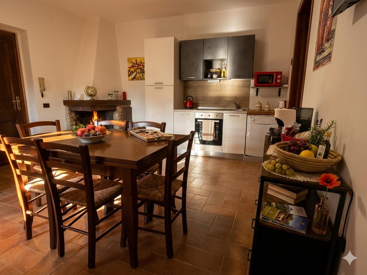 Angolo living e cucina