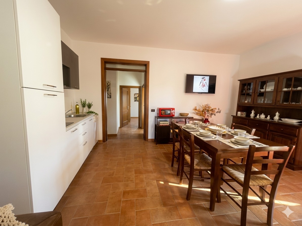 Zona giorno della Dimora